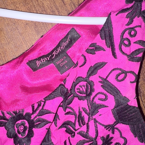 Betsey Johnson - Crow and Floral Embroidered Dress - Picture 3 of 5